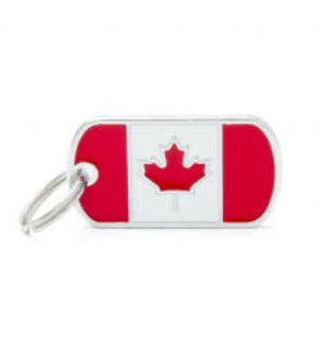 My Family Pet Tag- CANADAIAN FLAG