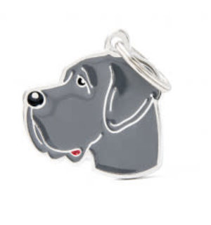 My Family Pet Tag- BLUE GREAT DANE