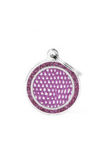 My Family Pet Tag- MEDIUM CIRCLE SAINT TROPEZ LILAC