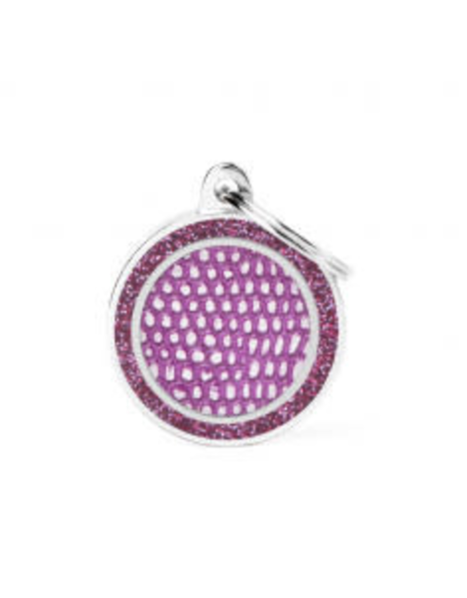 My Family Pet Tag- MEDIUM CIRCLE SAINT TROPEZ LILAC