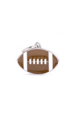 My Family Pet Tag- MEDIUM ROUND AMERICAN FOOTBALL