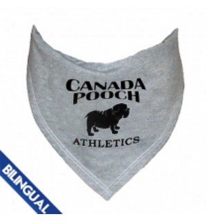 Canada Pooch Canada Pooch Cozy Caribou Bandana Grey Small/Medium