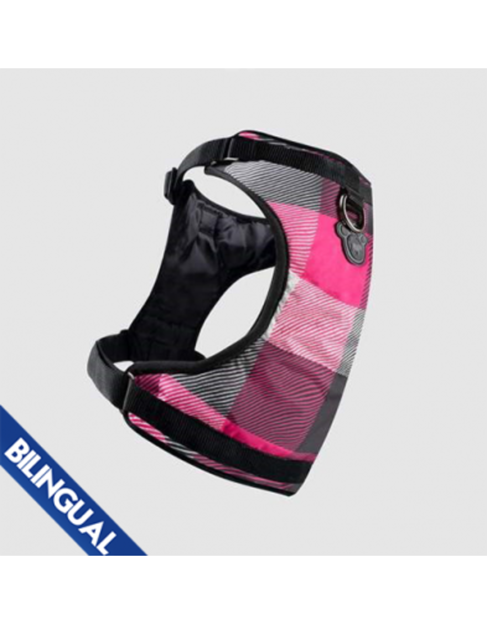 Canada Pooch Canada Pooch® Everything Harness for Dogs Pink Plaid Medium