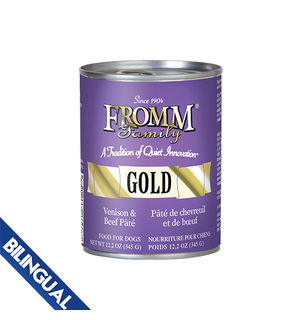 Fromm Fromm Dog Gold- Venison & Beef Pate 12.2oz single