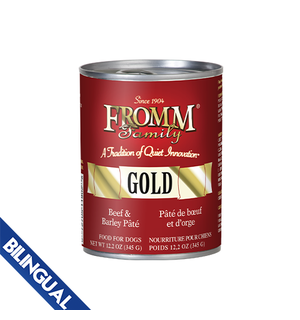 Fromm Fromm Dog Gold- Beef & Barley Pate 12.2oz single