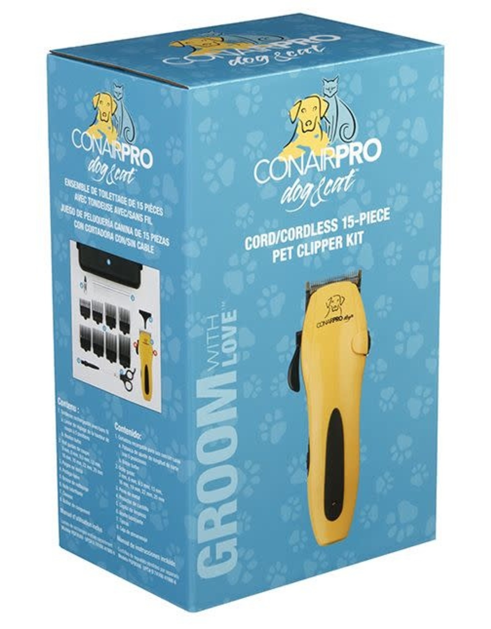 Conairpro- 15pc Cord Cordless Home Grooming Kit