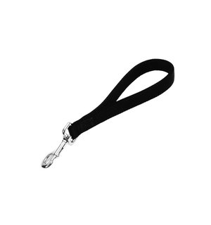 COASTAL COASTAL Double Ply Nylon Traffic DOG Leash Black