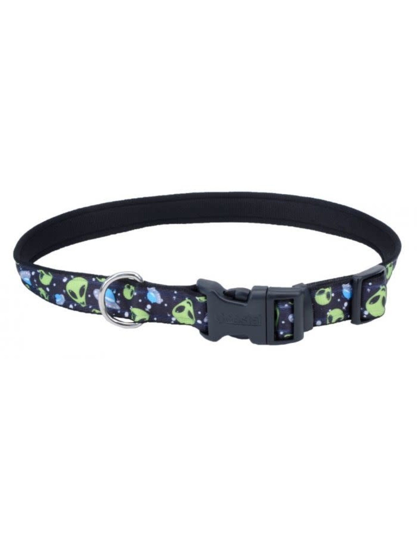 COASTAL PET ATTIRE- Dog  Exclusive Styles Collar Aliens 5/8X8-12IN