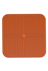 Cosmic Pet Boredom Busters Indulge Orange Crosses Licking Mat (Large/X-Large)