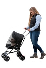 Pet Gear Pet Gear Travel Lite Pet Stroller for Cats and Dogs up to 15-pounds, Black Pet Gear Pet Gear Travel Lite Pet Stroller for Cats and Dogs up to 15-pounds, Black