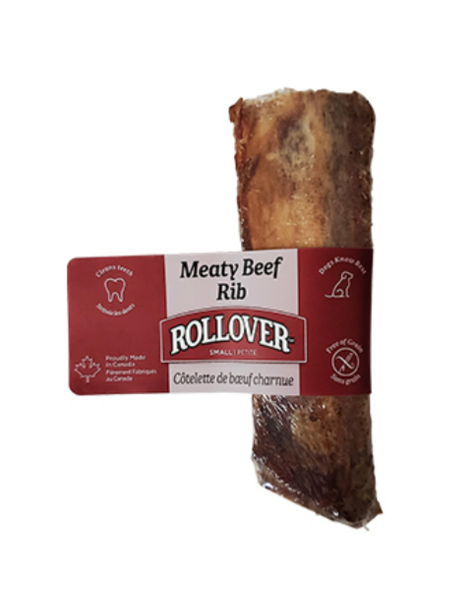 ROLLOVER© MEATY BEEF RIB BONE SMALL single