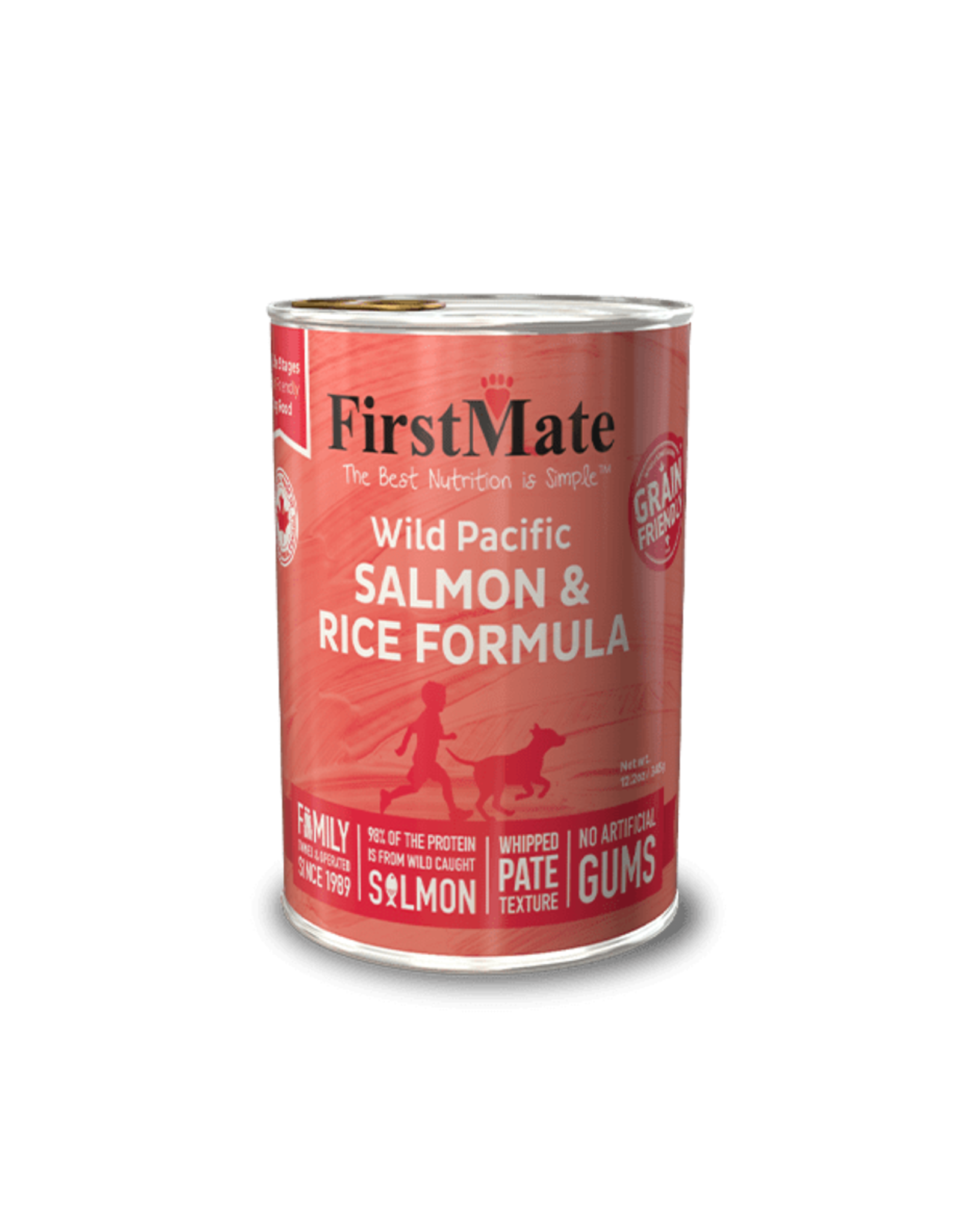 FirstMate FirstMate Wild Pacific Salmon & Rice Formula for Dogs 345g X 1