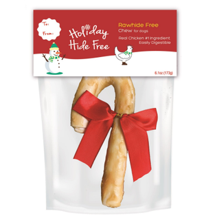 Canine Nature Canine Naturals Hide Free Chicken Recipe 6-7'' Candy Cane X 1