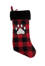 SPOT STOCKING  Red Plaid