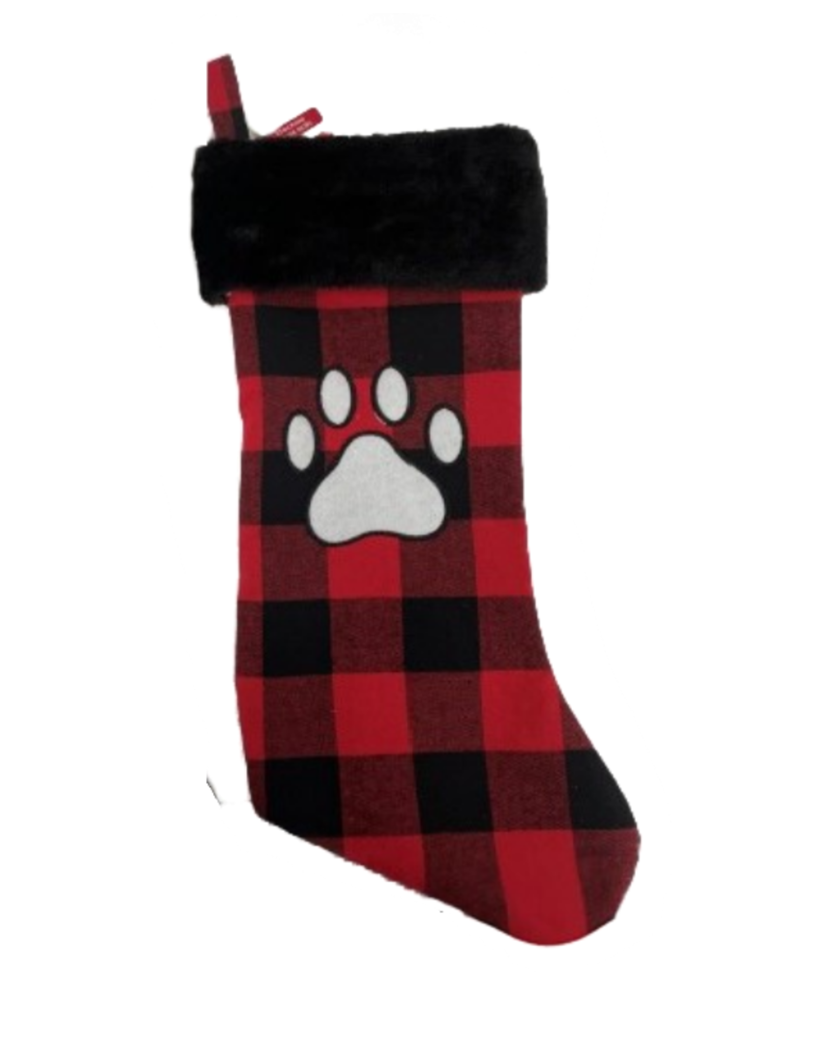 SPOT STOCKING  Red Plaid