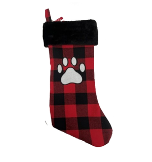 SPOT STOCKING  Red Plaid