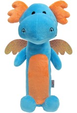 FoufouBrands Dog Toy Plush Cruncher Dragon
