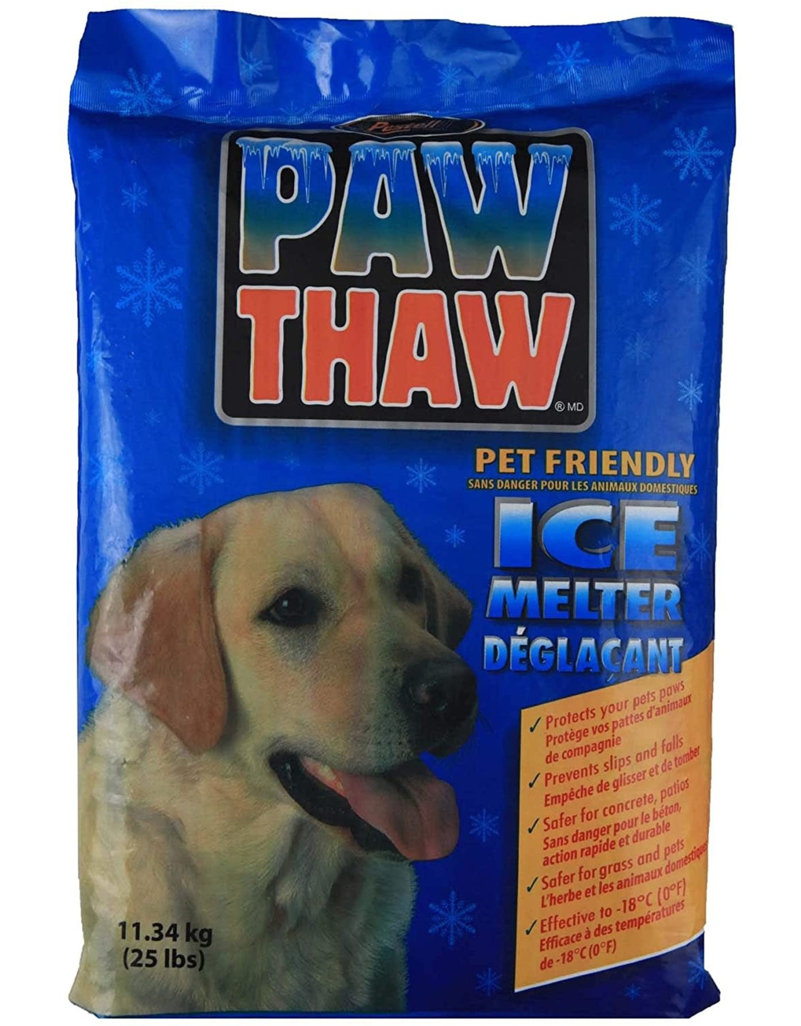 Pestell Paw Thaw Ice Melter 25LB Bag