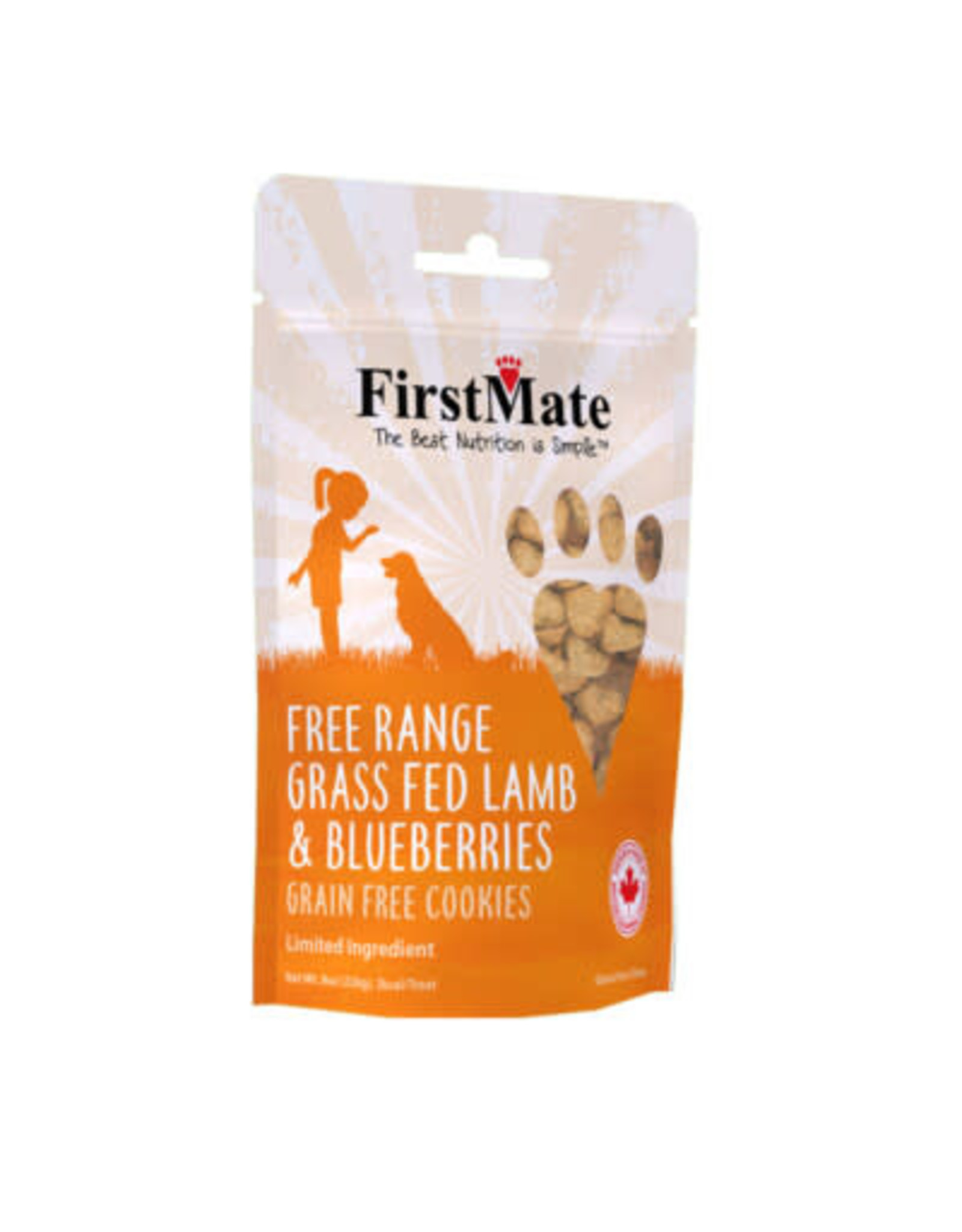 FirstMate FirstMate Dog Treats Lamb with Blueberry 8oz