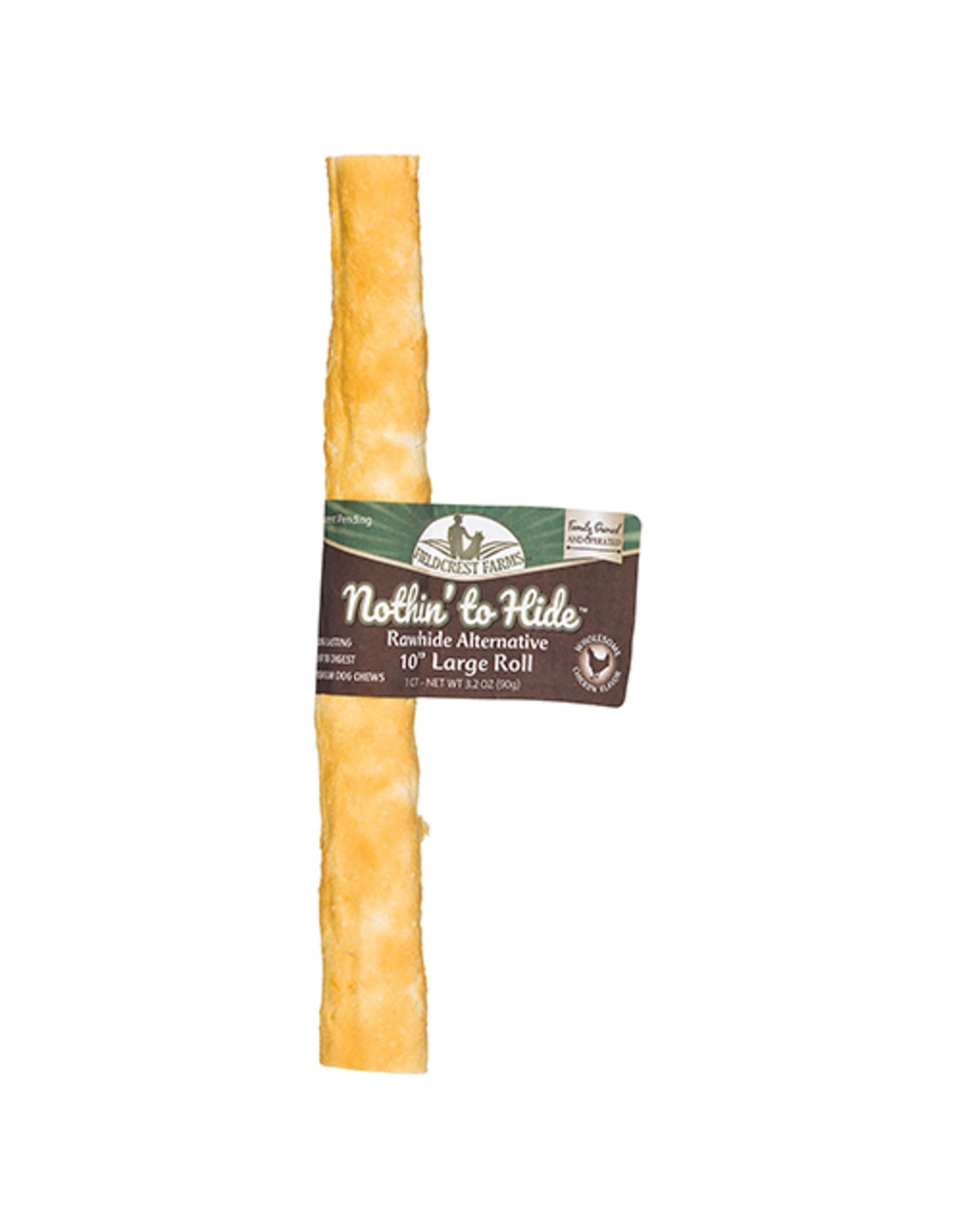 Spot SPOT Fieldcrest Farms Nothin to Hide Chicken Roll Dog Chew 10'' single
