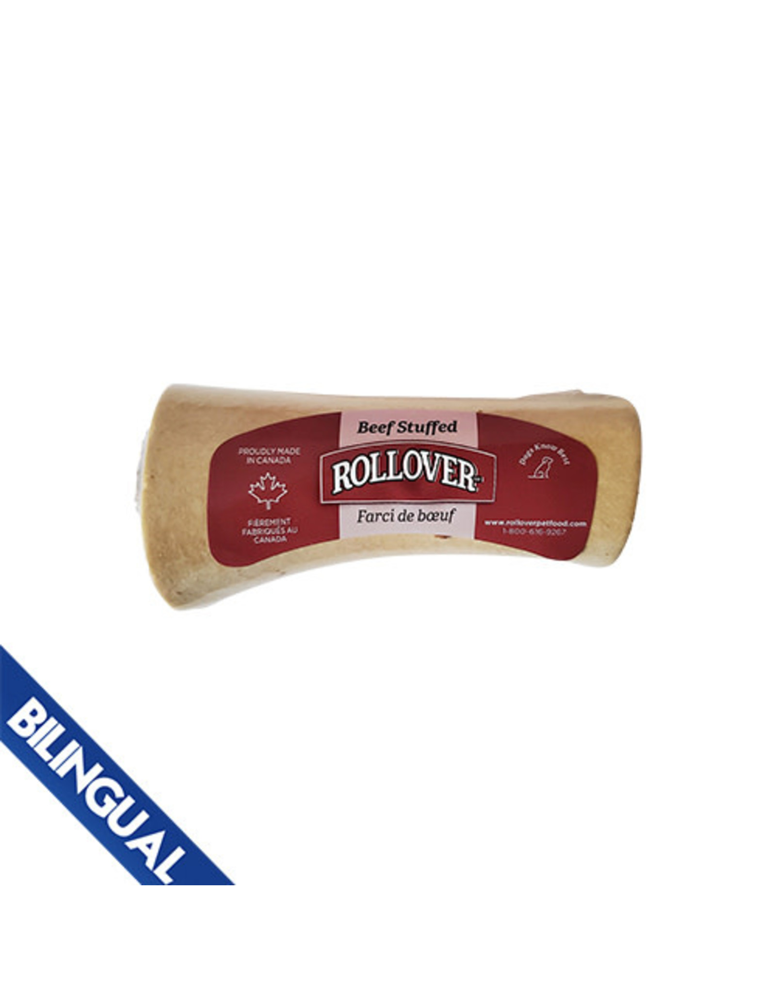 Rollover Stuffed Bones Beef- Small single