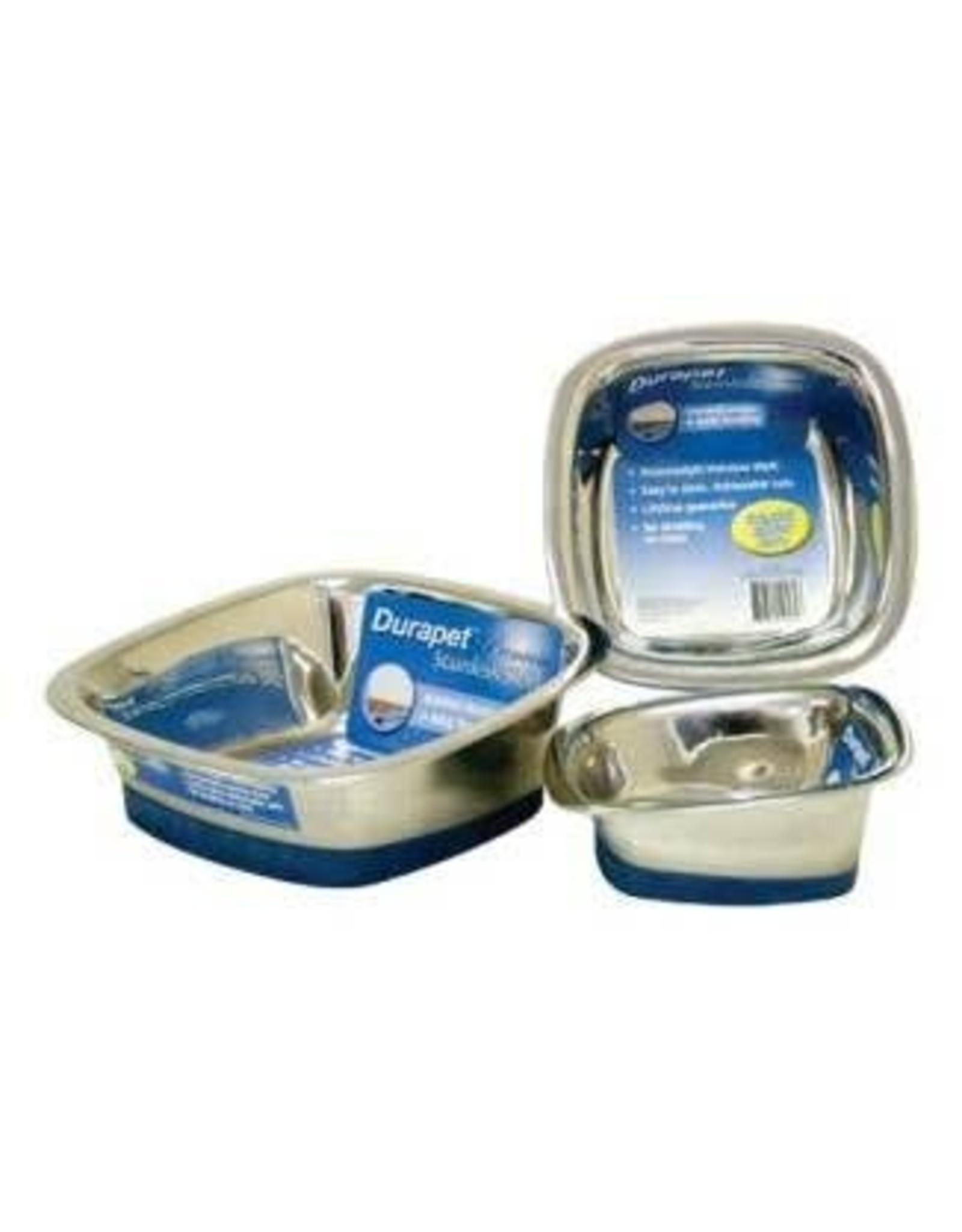 OUR PETS- Dog DuraPet Premium Rubber Bonded SquareBowl