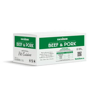 Back2Raw Back2Raw-Basic Patty Beef / Pork Blend - 12lb Box