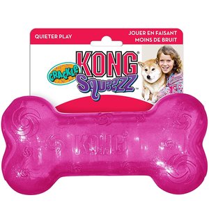 Kong KONG Squeezz  Bone, Large(Colors May Vary)