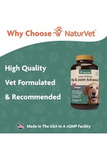 NaturVet® NaturVet Senior Wellness Hip & Joint Chewable Tablet Supplement for Dogs with Omegas for Advanced Joint Support (40 ct)