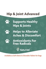 NaturVet® NaturVet Senior Wellness Hip & Joint Chewable Tablet Supplement for Dogs with Omegas for Advanced Joint Support (40 ct)