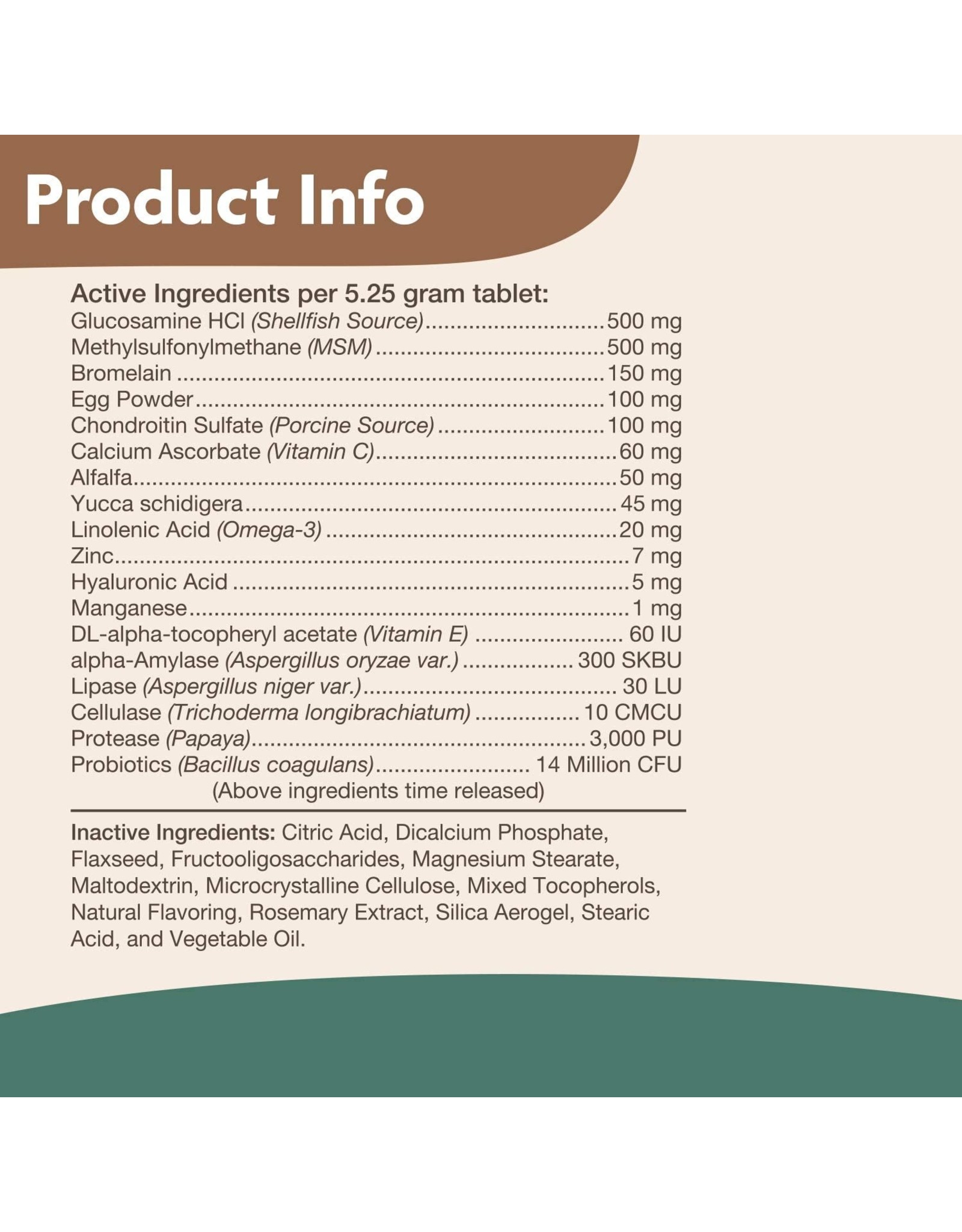 NaturVet® NaturVet Senior Wellness Hip & Joint Chewable Tablet Supplement for Dogs with Omegas for Advanced Joint Support (40 ct)