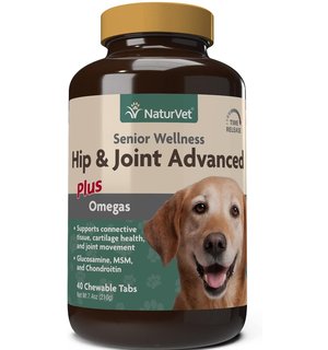NaturVet® NaturVet Senior Wellness Hip & Joint Chewable Tablet Supplement for Dogs  (40 ct)