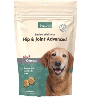NaturVet® NaturVet Senior Wellness Hip & Joint Soft Chew Supplement for Dogs 120 ct Soft Chews