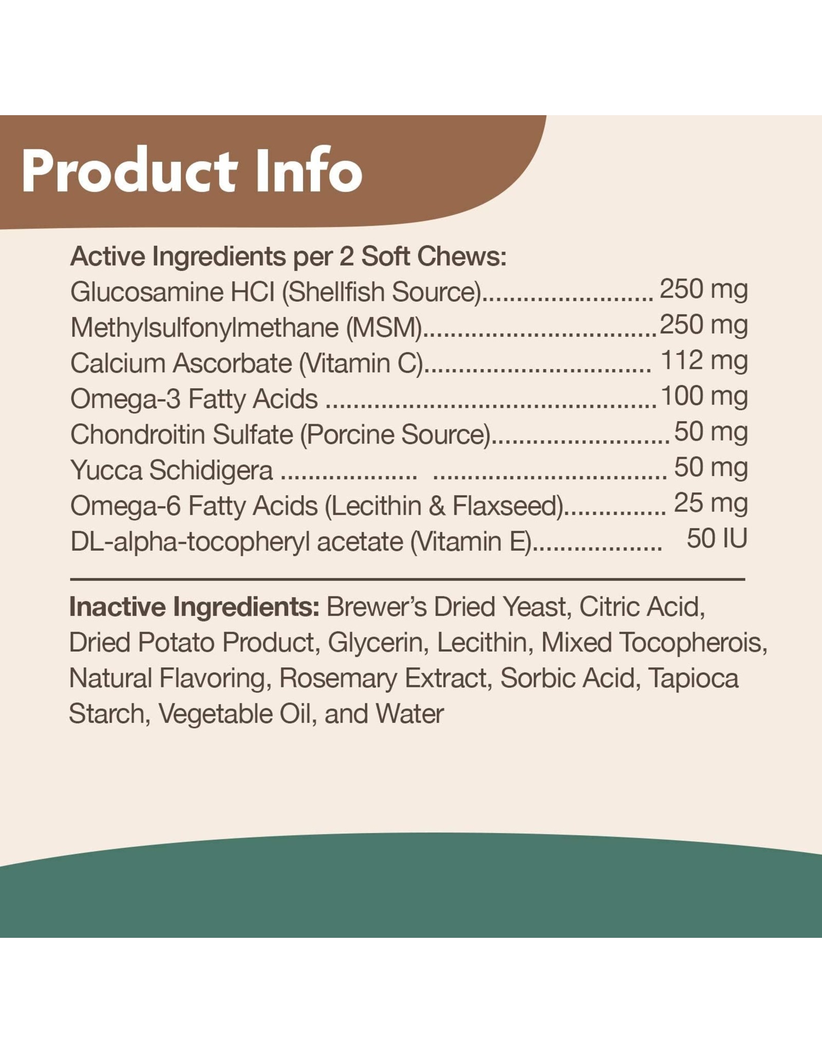 NaturVet® NaturVet Senior Wellness Hip & Joint Soft Chew Supplement for Dogs with Omegas for Advanced Joint Support  120 ct Soft Chews