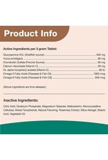 NaturVet® NaturVet Joint Care Maintenance Chewable Tablet Supplement for Dogs and Cats, Glucosamine DS Level 1, Joint Support with Glucosamine, Chondroitin, Omega Acids, 150 Ct.