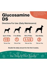 NaturVet® NaturVet Joint Care Maintenance Chewable Tablet Supplement for Dogs and Cats, Glucosamine DS Level 1, Joint Support with Glucosamine, Chondroitin, Omega Acids(60ct)