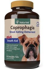 NaturVet® NaturVet Coprophagia Stool Eating Deterrent Plus Breath Aid for Dogs, 60 ct , ChewableTablets