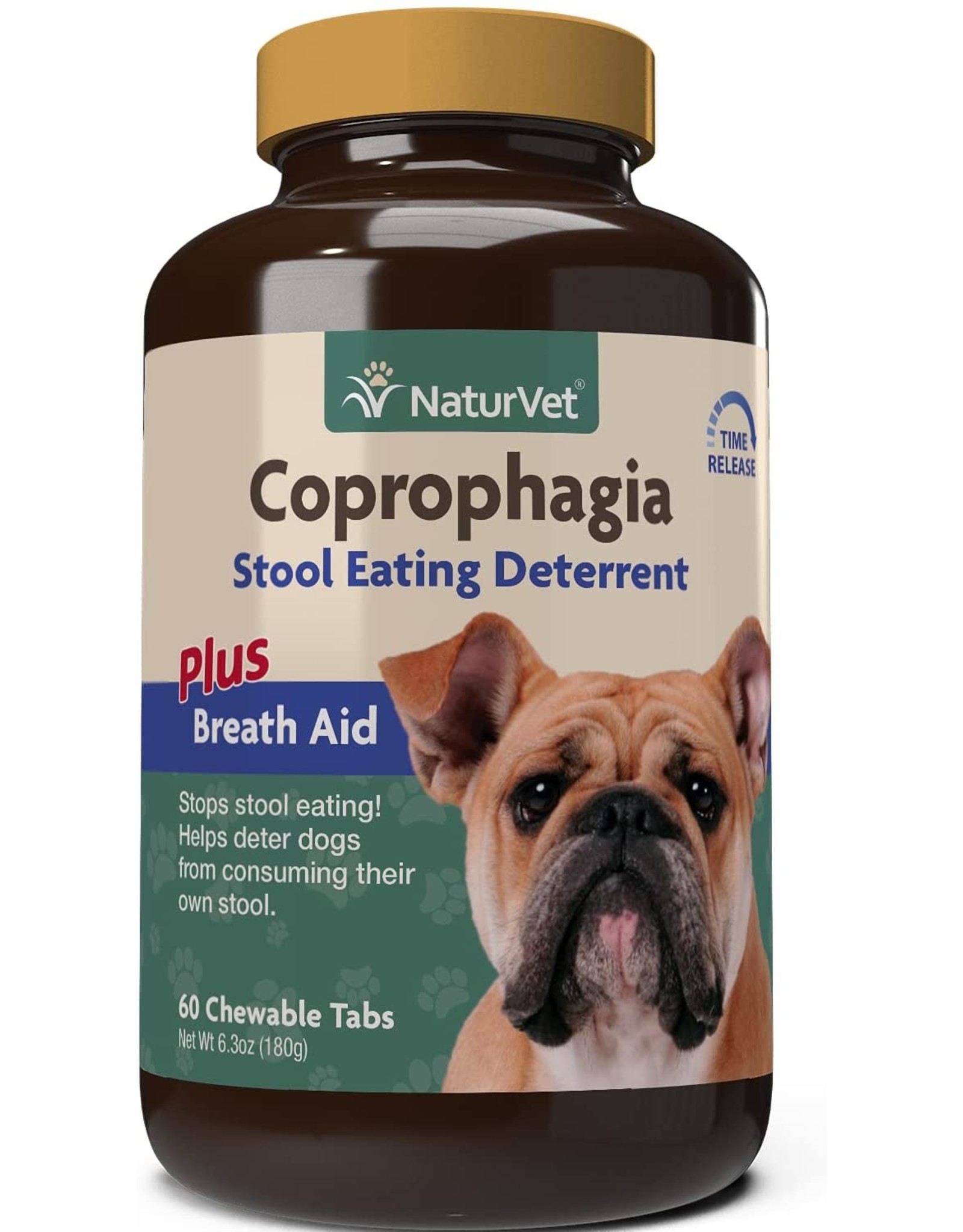 NaturVet® NaturVet Coprophagia Stool Eating Deterrent Plus Breath Aid for Dogs, 60 ct , ChewableTablets