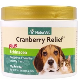 NaturVet® NaturVet Cranberry Relief Dog and Cat Remedy for Urinary Tract Infection 50 Gram