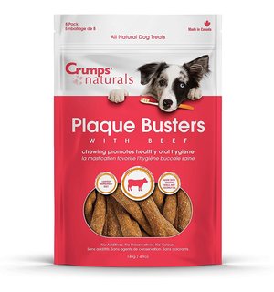 Crumps' Naturals Crumps' Naturals Plaque Busters with Beef 7” (8 Pack) 1-140 g