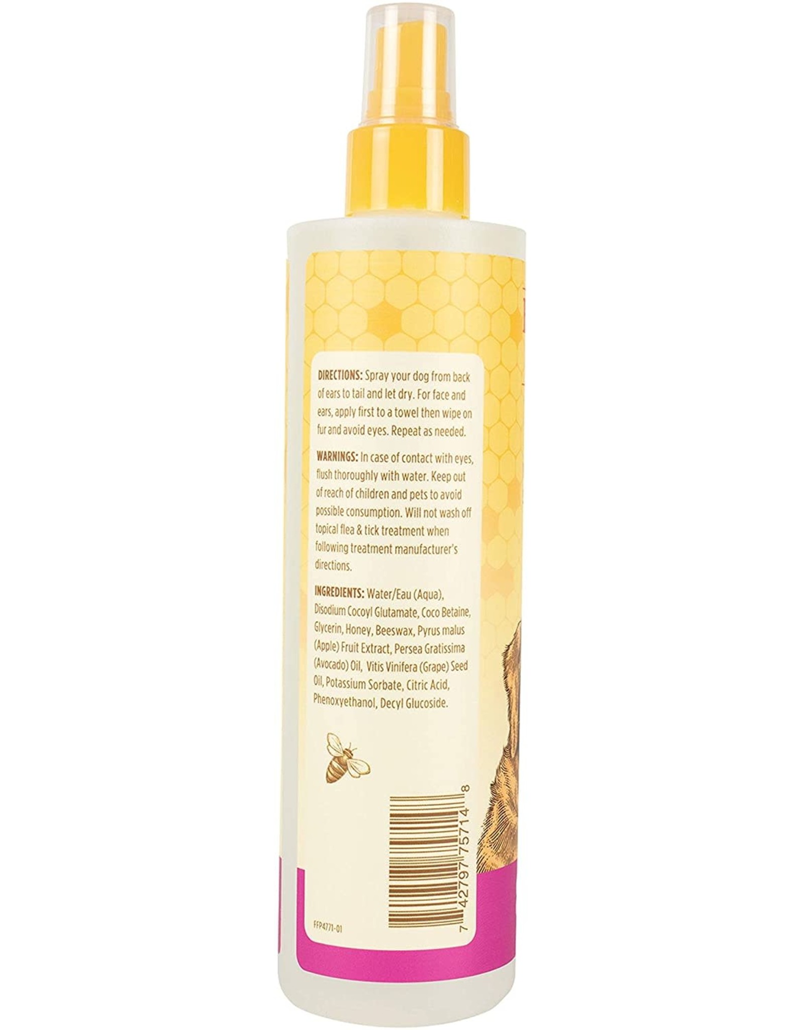 Burt's Bees for Dogs  All-Natural Waterless Shampoo Spray with Apple and Honey, 10 Ounces