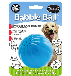 Pet Qwerks Pet Qwerks® Talking Babble Ball® Interactive Dog Toy Large