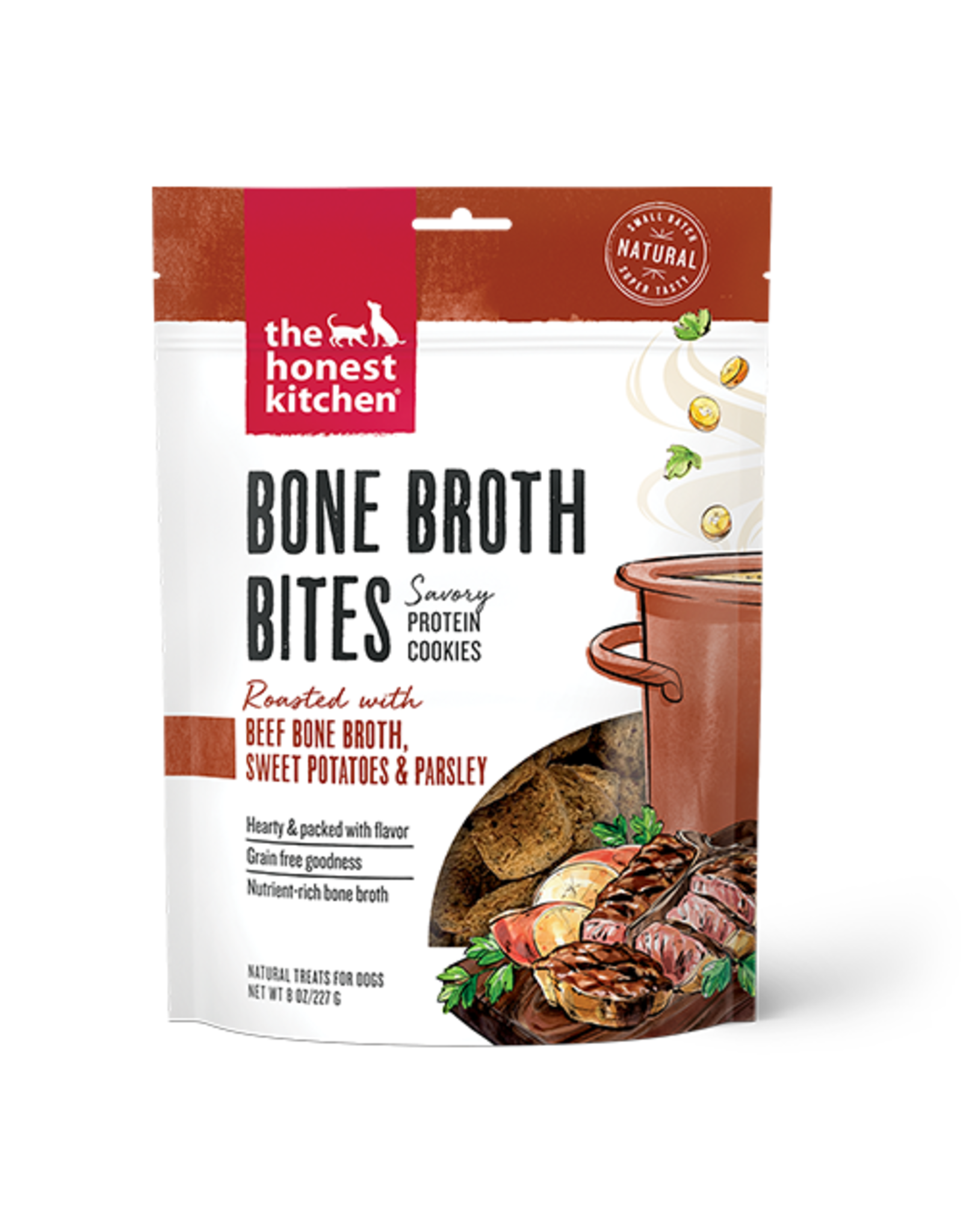 The Honest Kitchen The Honest Kitchen® Bone Broth Bites Beef Bone Broth, Sweet Potatoes & Parsley for Dogs 8 oz