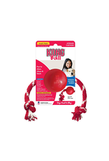 Kong® Ball with Rope  Dog Toy -Small