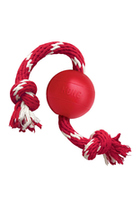 Kong® Ball with Rope  Dog Toy -Small