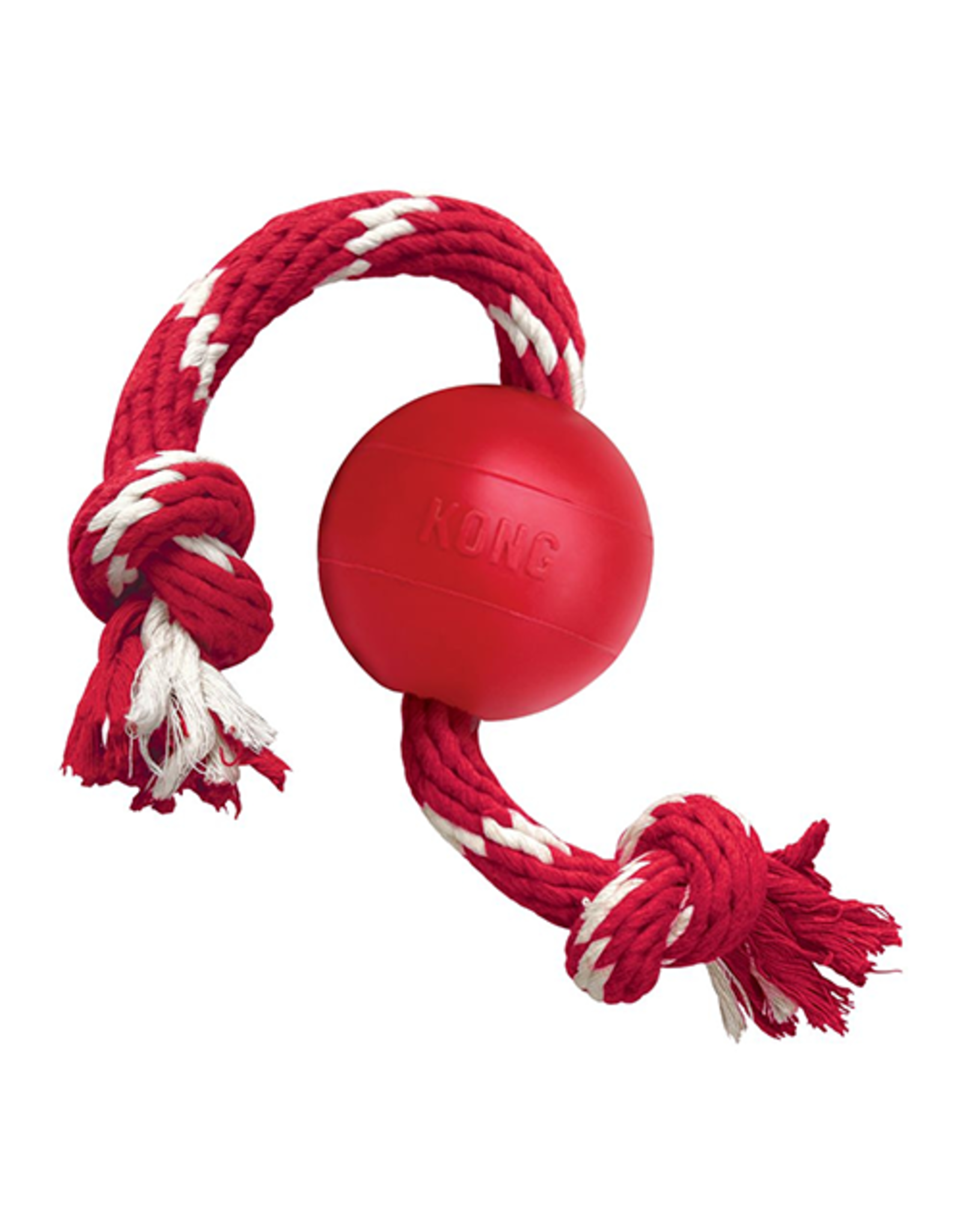 Kong® Ball with Rope  Dog Toy -Small