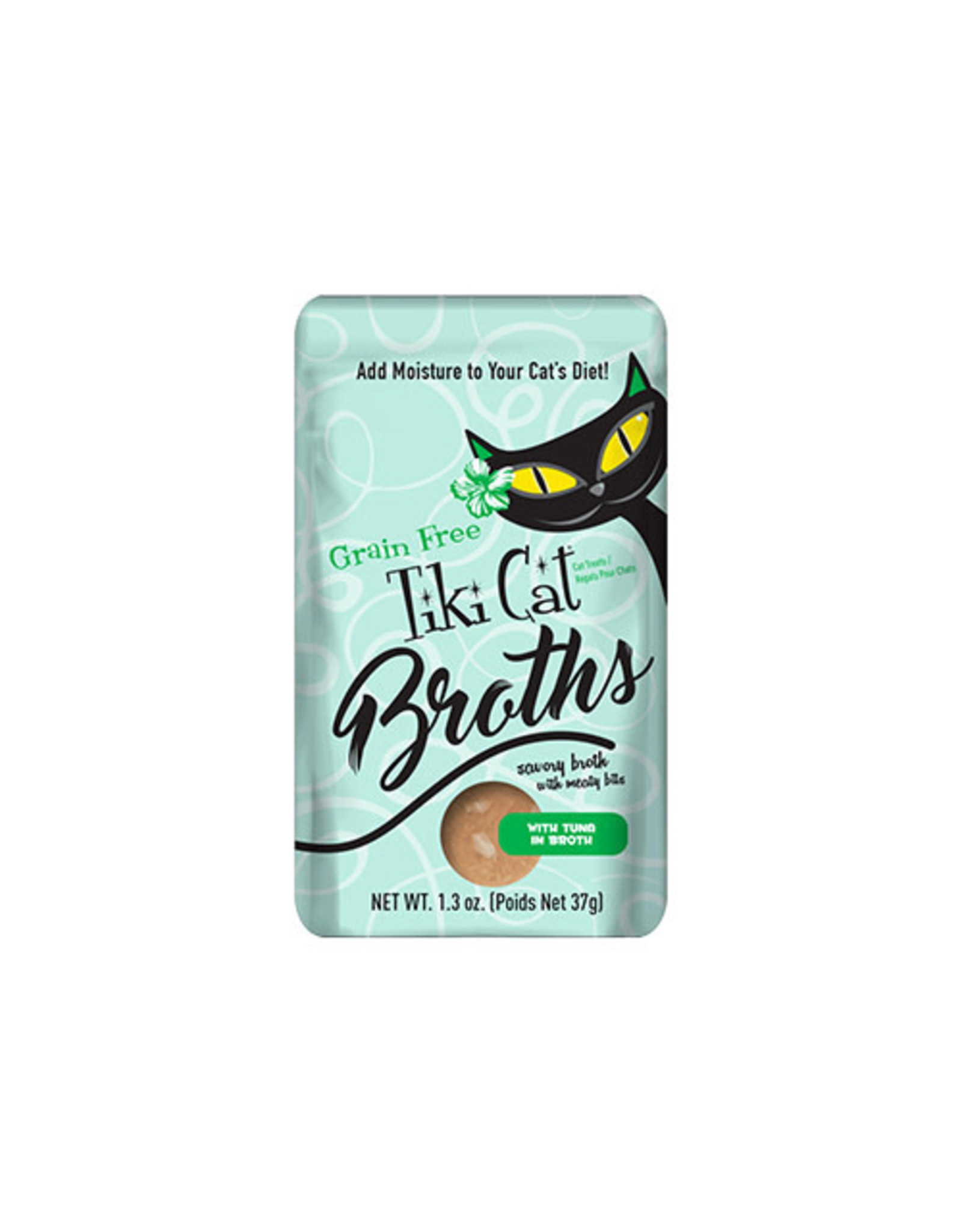 TIKI Tiki Cat® Broths™ Tuna in Broth Wet Cat Food Topper 12 x 1.3 oz