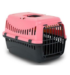 BERGAMO Bergamo Gipsy Small Plastic Door Pet Carrier Coral Dog 1X1PC 46x31x32cm