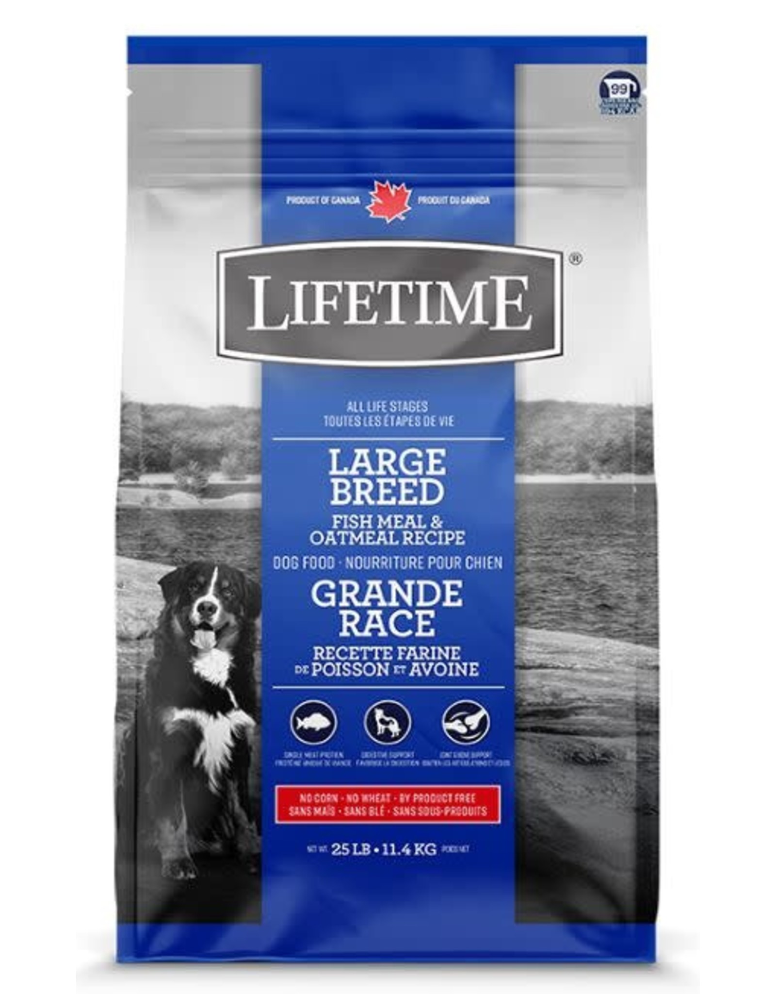 Lifetime Lifetime All Life Stages Large Breed Fish and Oatmeal For Dog 11.4KG