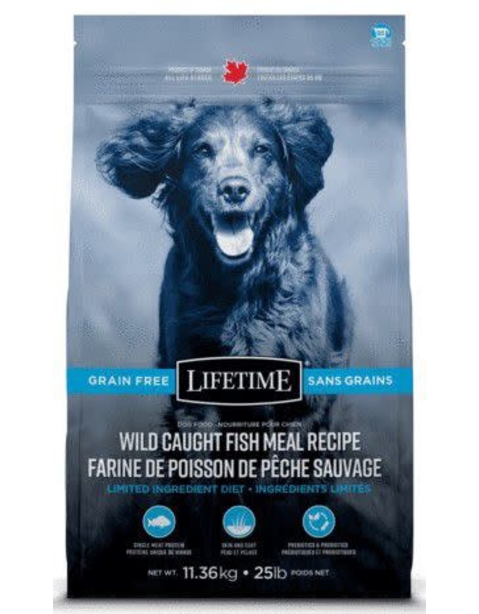 Lifetime Lifetime All Life Stages Grain Free Wild Caught Fish Dog Food 11.36KG